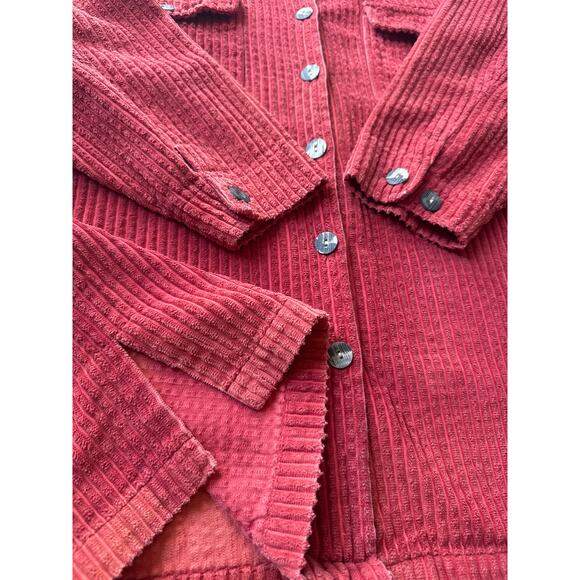 Vintage Eddie Bauer oversize Baggy Chorduroy shirt jacket large - Picture 9 of 11